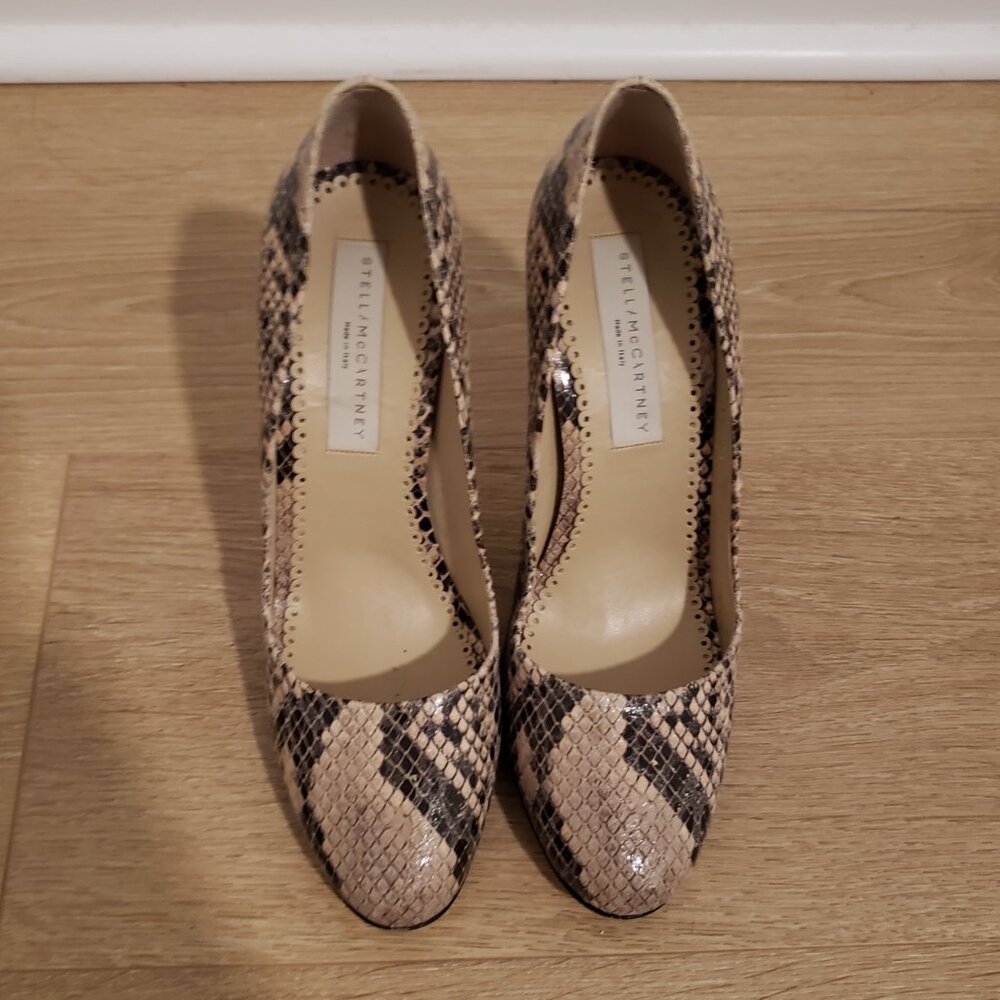 Stella Mccartney Italian Python-Pattern Heels - image 4